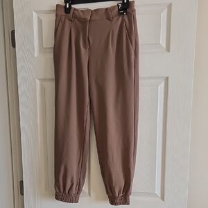 Tan Jogger Pants